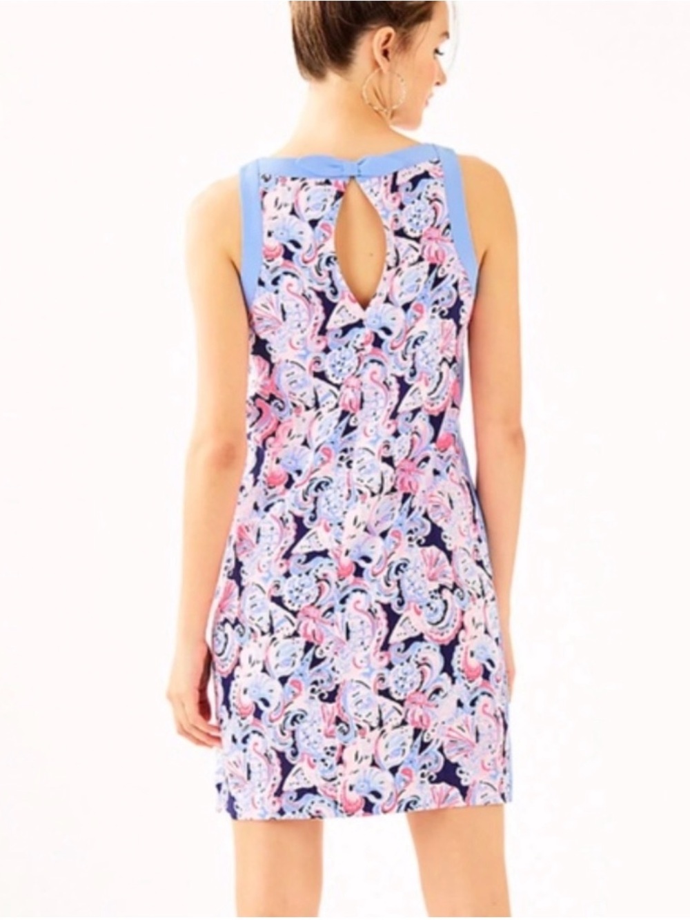 Lilly Pulitzer Angie Stretch Shift Dress | Size 00 | Palm Beach Perfection 🌴🩷🐚 - Picture 6 of 7